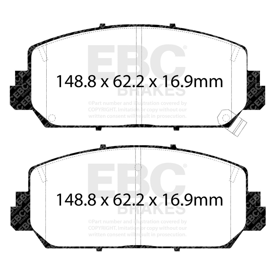 EBC Brakes Brake Pad - DPX3049