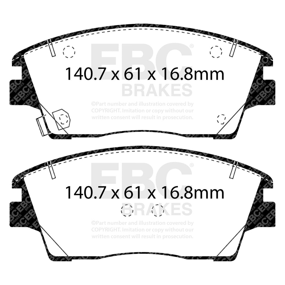 EBC Brakes Brake Pad - DPX3053