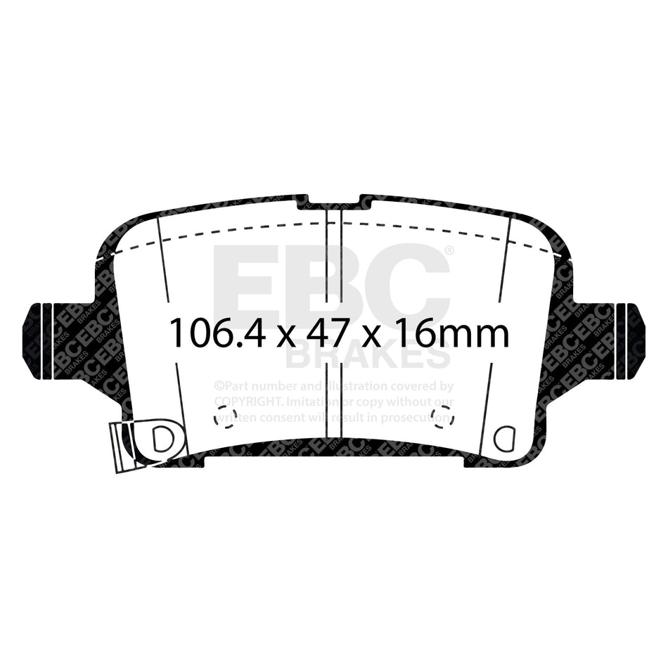 EBC Brakes Brake Pad - DPX3057