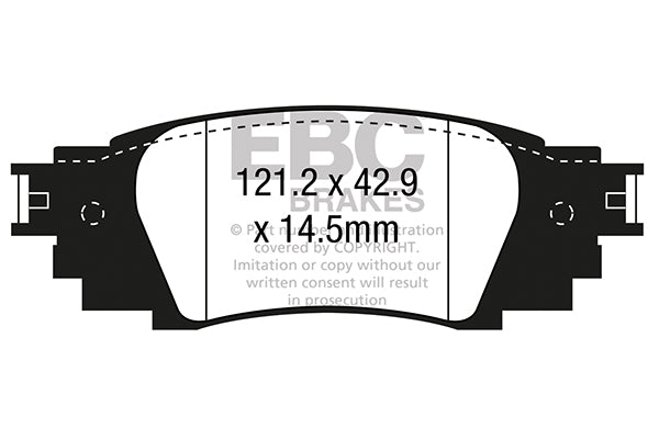 EBC Brakes Brake Pad - DPX3080