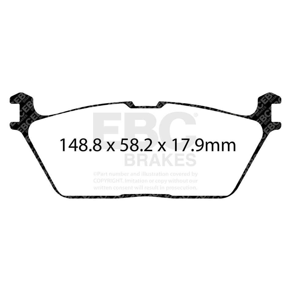 EBC Brakes Brake Pad - DPX3095