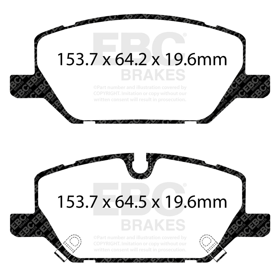 EBC Brakes Brake Pad - DPX3117