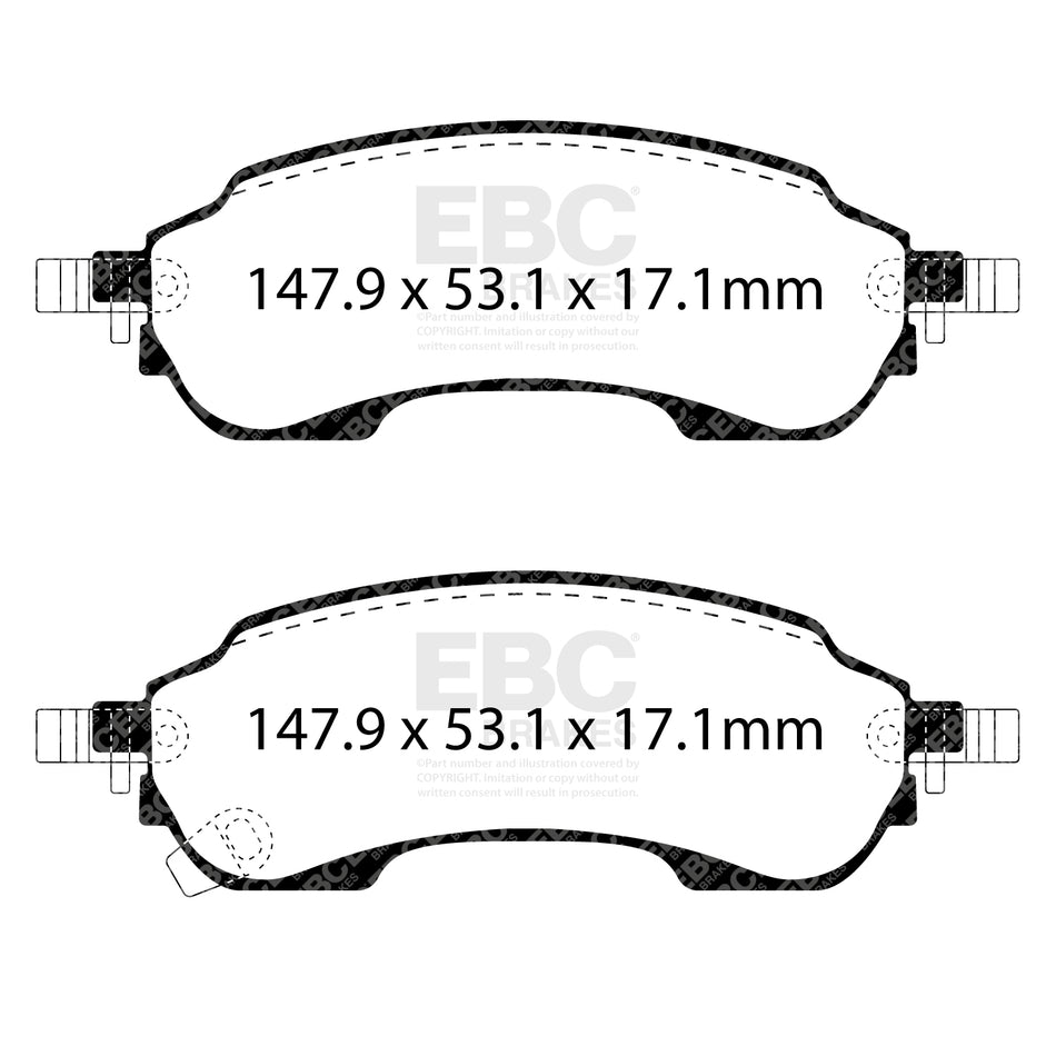 EBC Brakes Brake Pad - DPX3151