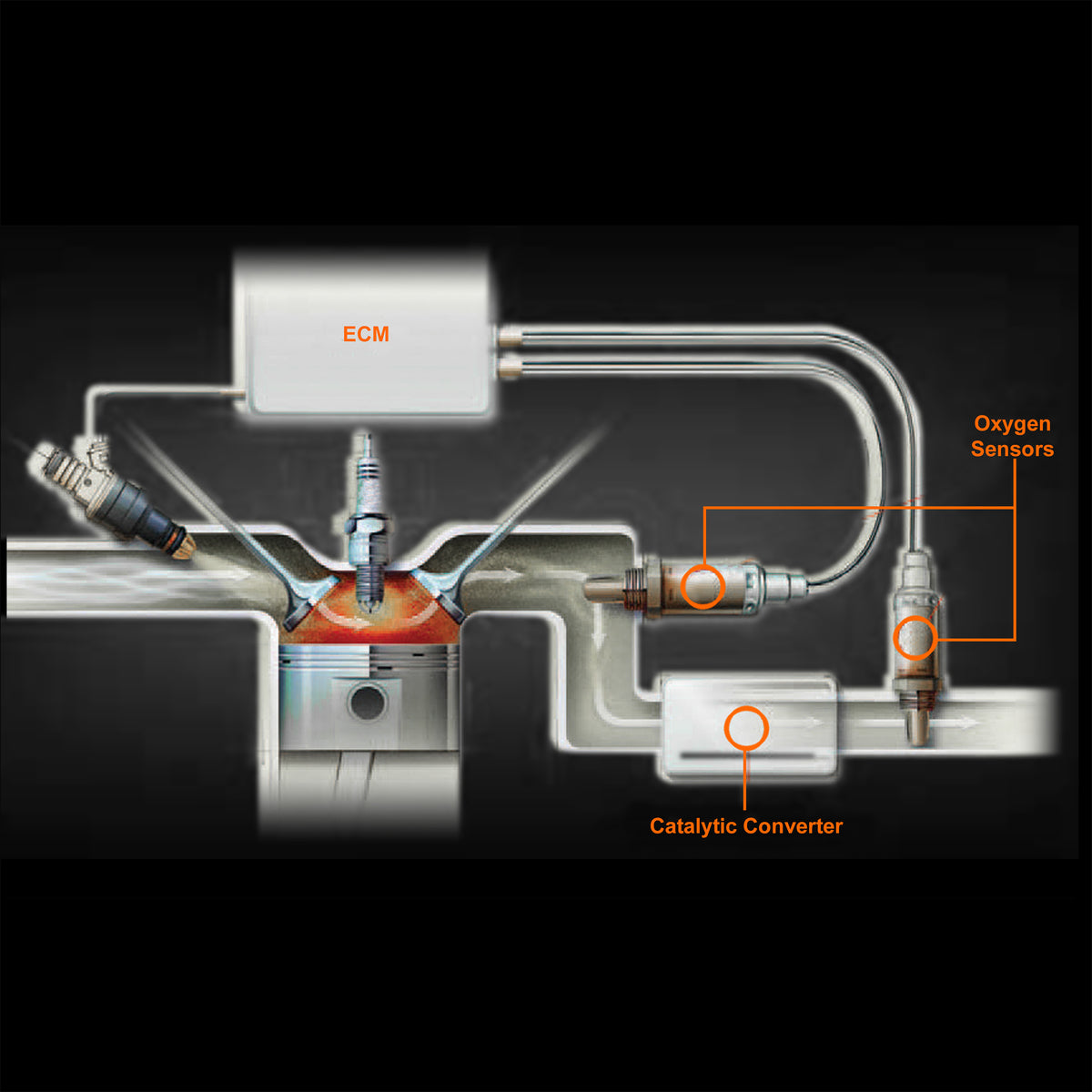 Walker Products Oxygen Sensor - 350-34332