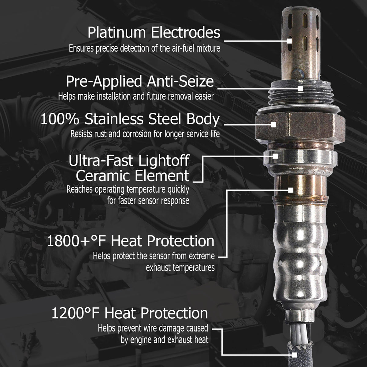 Walker Products Oxygen Sensor - 350-34627