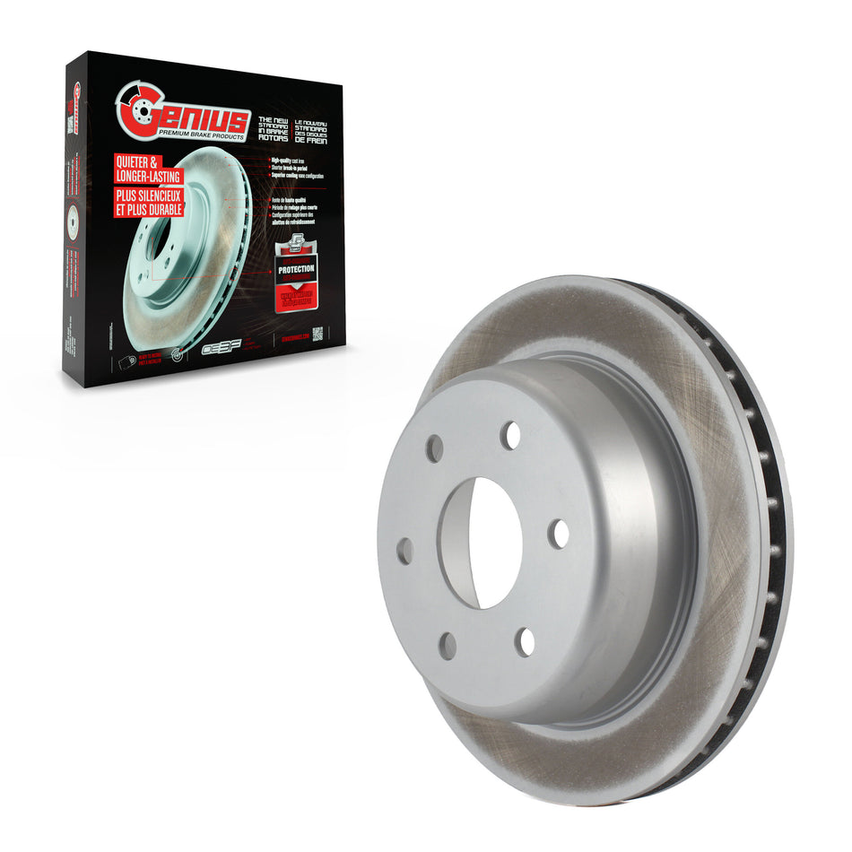 Rear Coated Disc Brake Rotor (1 Piece Only) GCR-56919 For Chevrolet GMC Silverado 1500 Sierra Yukon