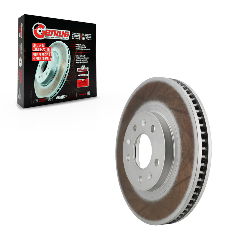 Front Coated Disc Brake Rotor (1 Piece Only) GCR-580120 For Cadillac CTS With Standard Suspension