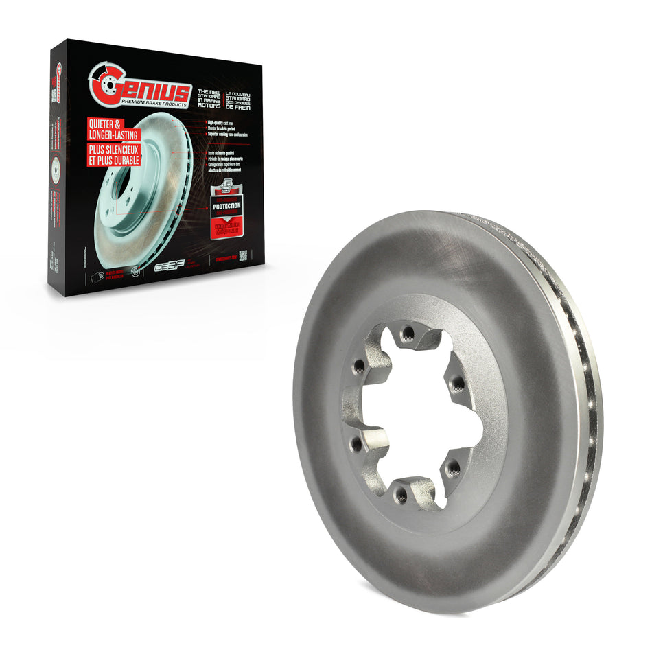 Front Coated Disc Brake Rotor (1 Piece Only) GCR-580216 For Chevrolet Colorado GMC Canyon Isuzu