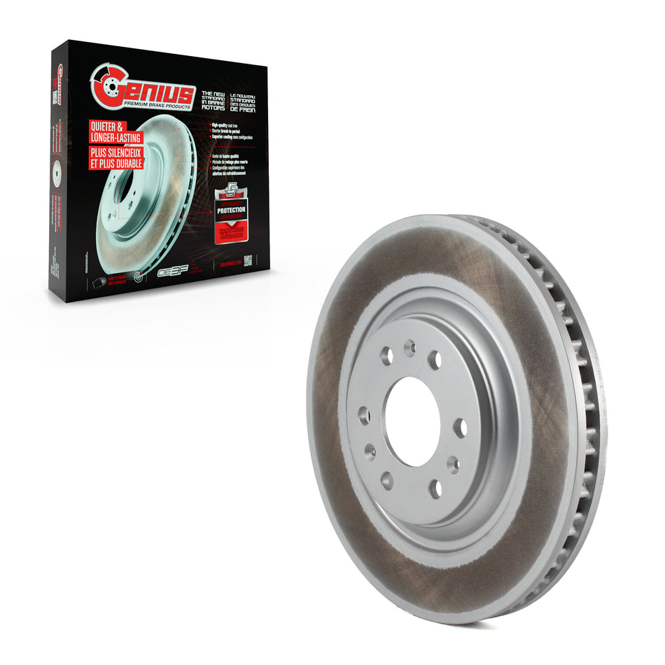 Front Coated Disc Brake Rotor (1 Piece Only) GCR-580259 For 2004-2009 Cadillac SRX