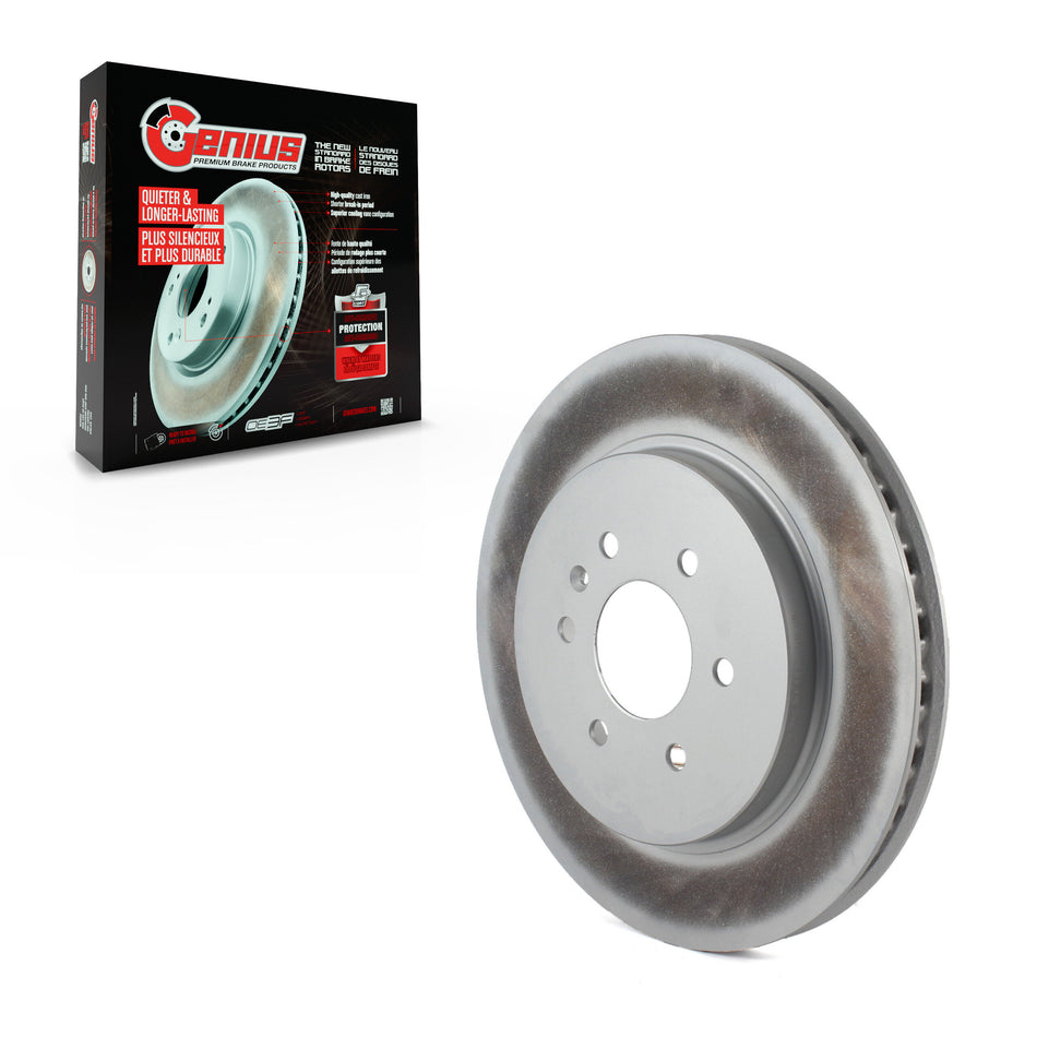 Rear Coated Disc Brake Rotor (1 Piece Only) GCR-580260 For 2004-2009 Cadillac SRX