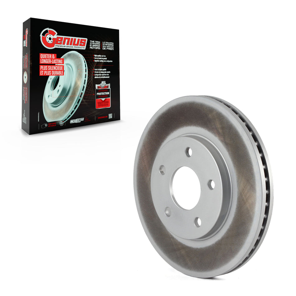 Front Coated Disc Brake Rotor (1 Piece Only) GCR-580382 For Chevrolet HHR