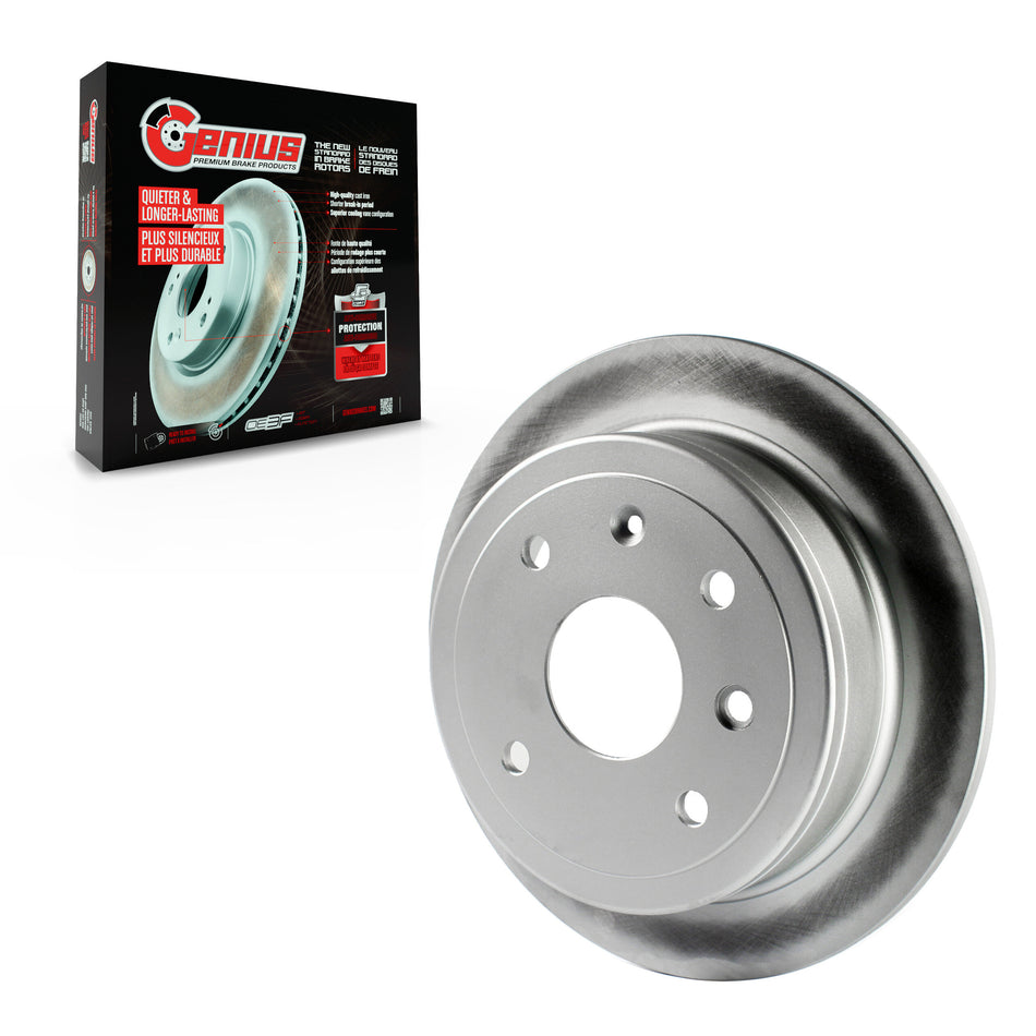 Rear Coated Disc Brake Rotor (1 Piece Only) GCR-580409 For Chevrolet Optra Suzuki Forenza Reno