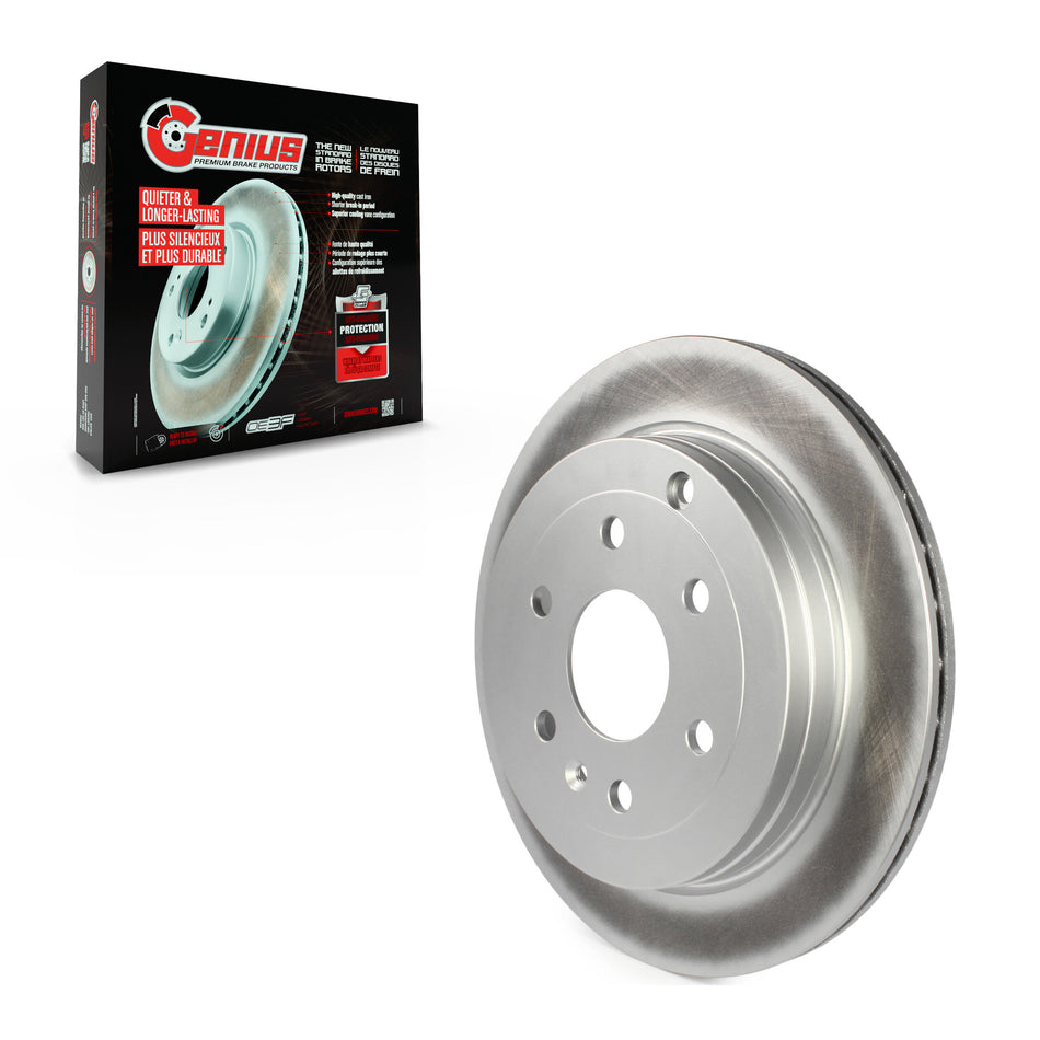 Rear Coated Disc Brake Rotor (1 Piece Only) GCR-580569 For GMC Acadia Buick Enclave Chevrolet Saturn