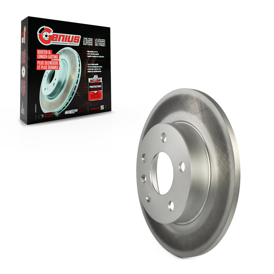 Rear Coated Disc Brake Rotor (1 Piece Only) GCR-580665 For 2008-2009 Saturn Astra
