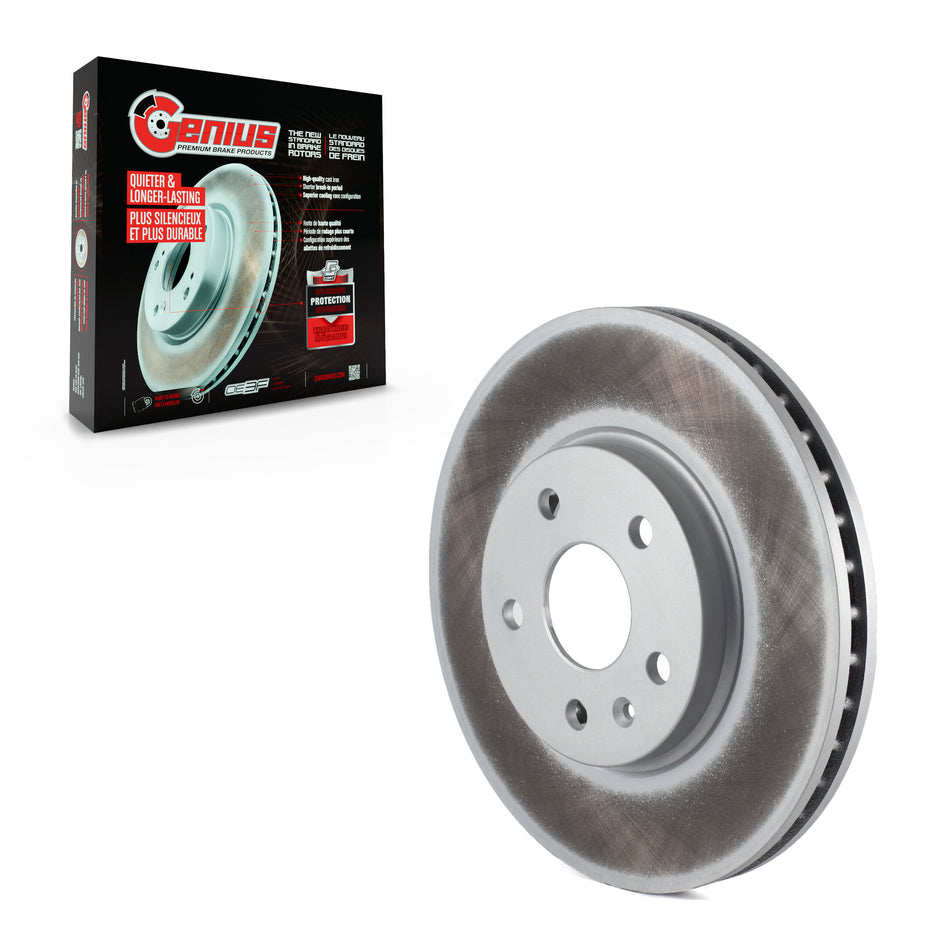 Front Coated Disc Brake Rotor (1 Piece Only) GCR-580678 For Cadillac CTS
