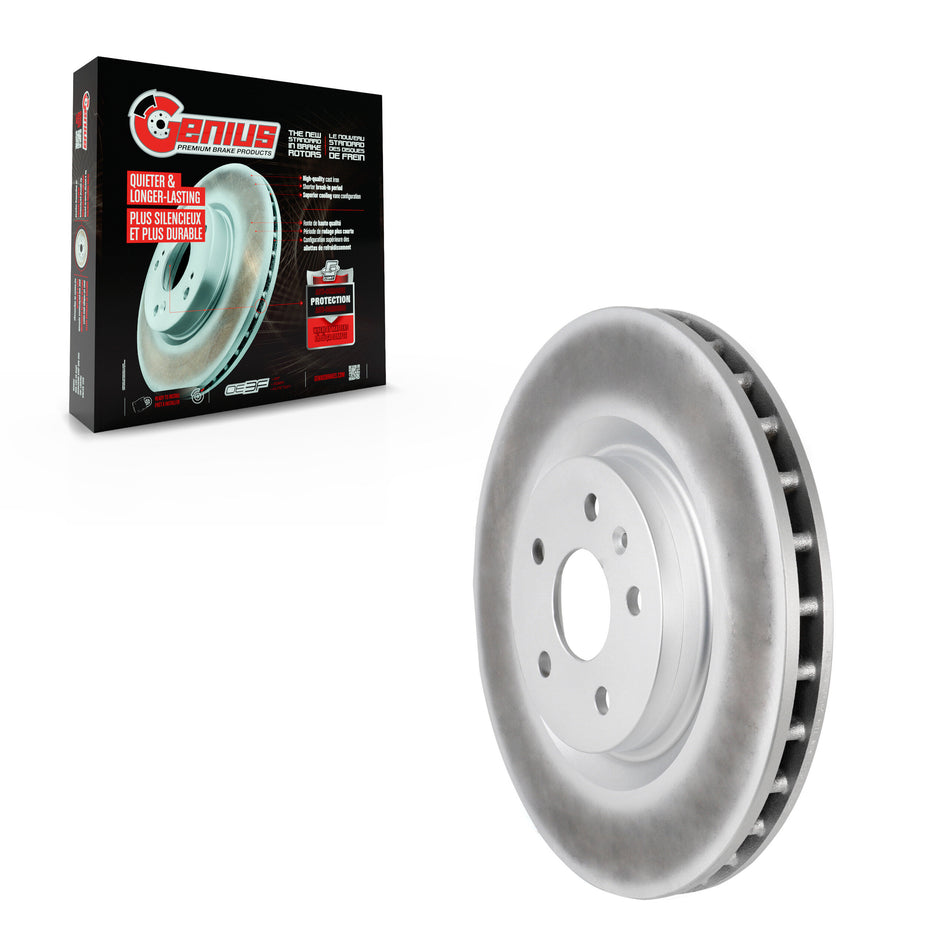 Front Coated Disc Brake Rotor (1 Piece Only) GCR-580756 For Chevrolet Camaro Pontiac G8 Buick Regal