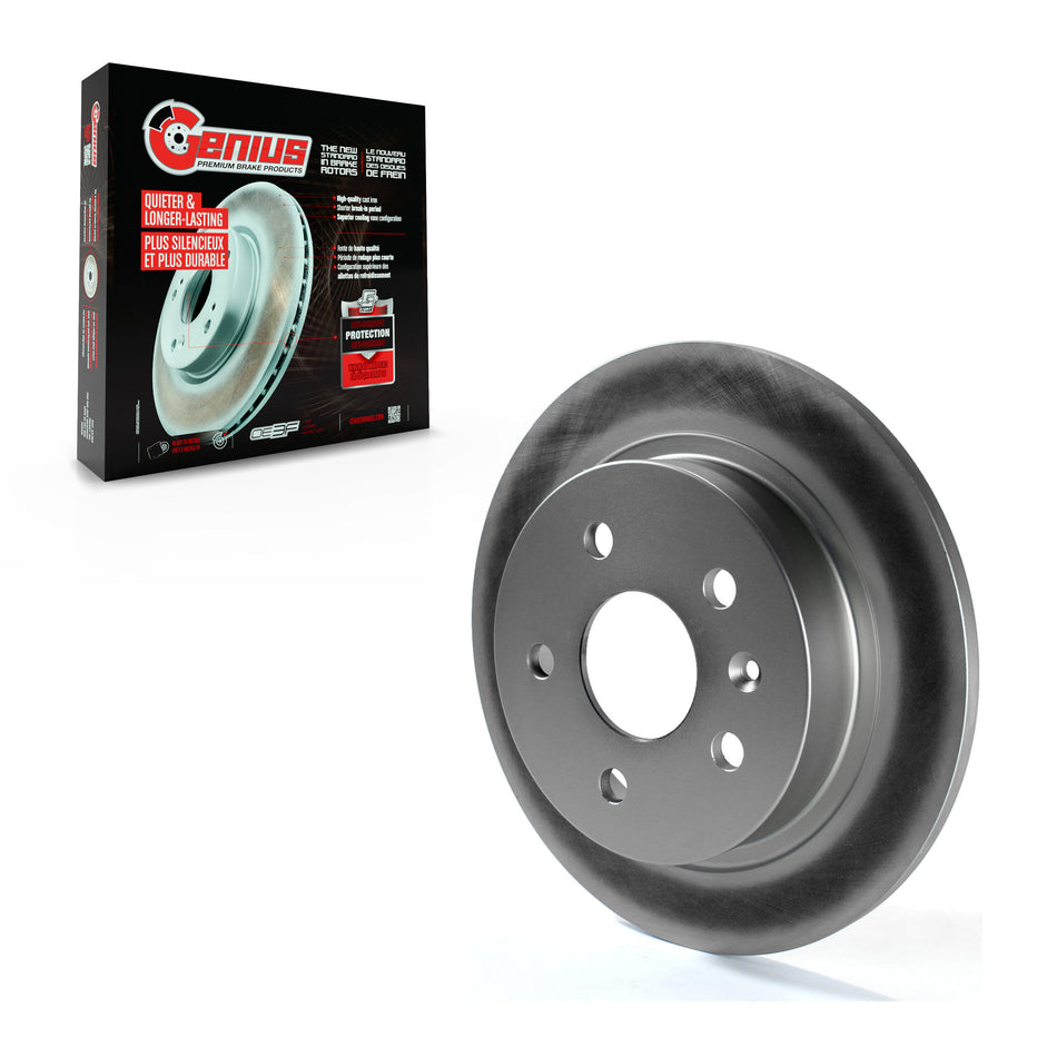 Rear Coated Disc Brake Rotor (1 Piece Only) GCR-580838 For Chevrolet Malibu Buick Regal LaCrosse