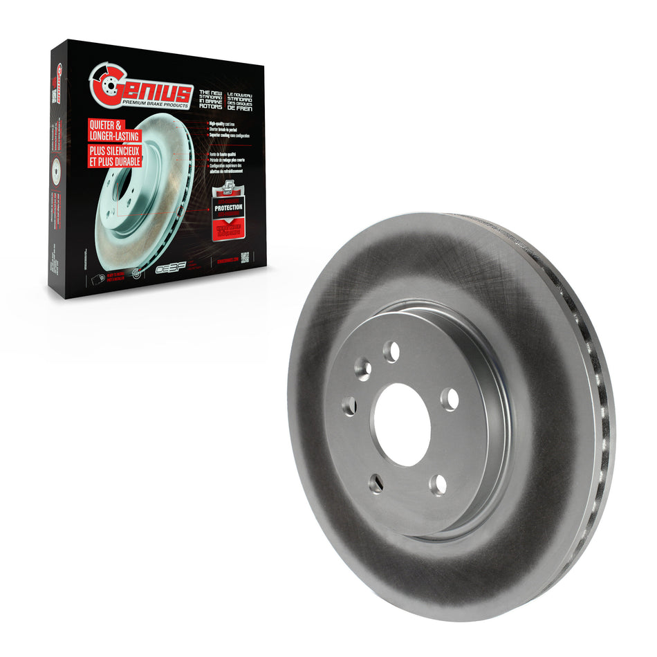 Front Coated Disc Brake Rotor (1 Piece Only) GCR-581025 For Chevrolet Buick Encore Trax Sonic