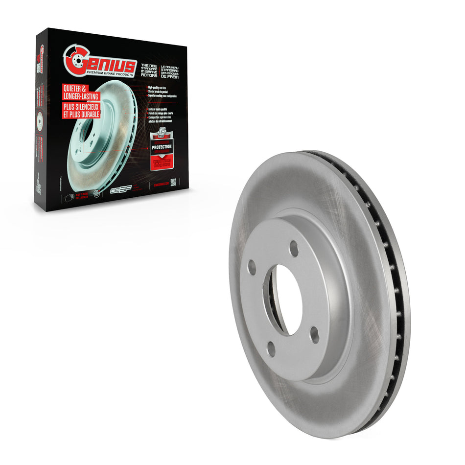 Front Coated Disc Brake Rotor (1 Piece Only) GCR-66913 For Ford Focus