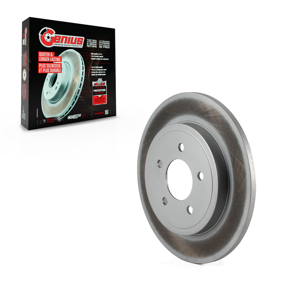 Rear Coated Disc Brake Rotor (1 Piece Only) GCR-680271 For Ford Escape Mazda Tribute Mercury Mariner