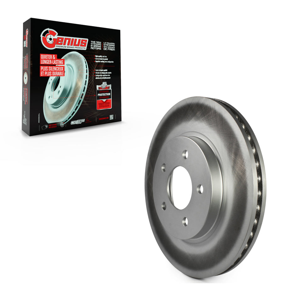 Front Coated Disc Brake Rotor (1 Piece Only) GCR-680272 For Ford Escape Mazda Tribute Mercury