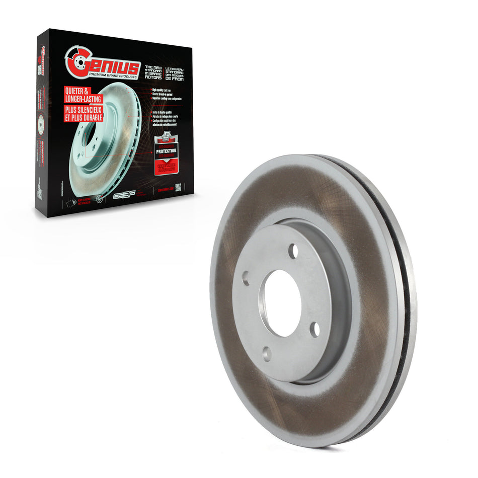 Front Coated Disc Brake Rotor (1 Piece Only) GCR-680319 For 2005-2007 Ford Focus