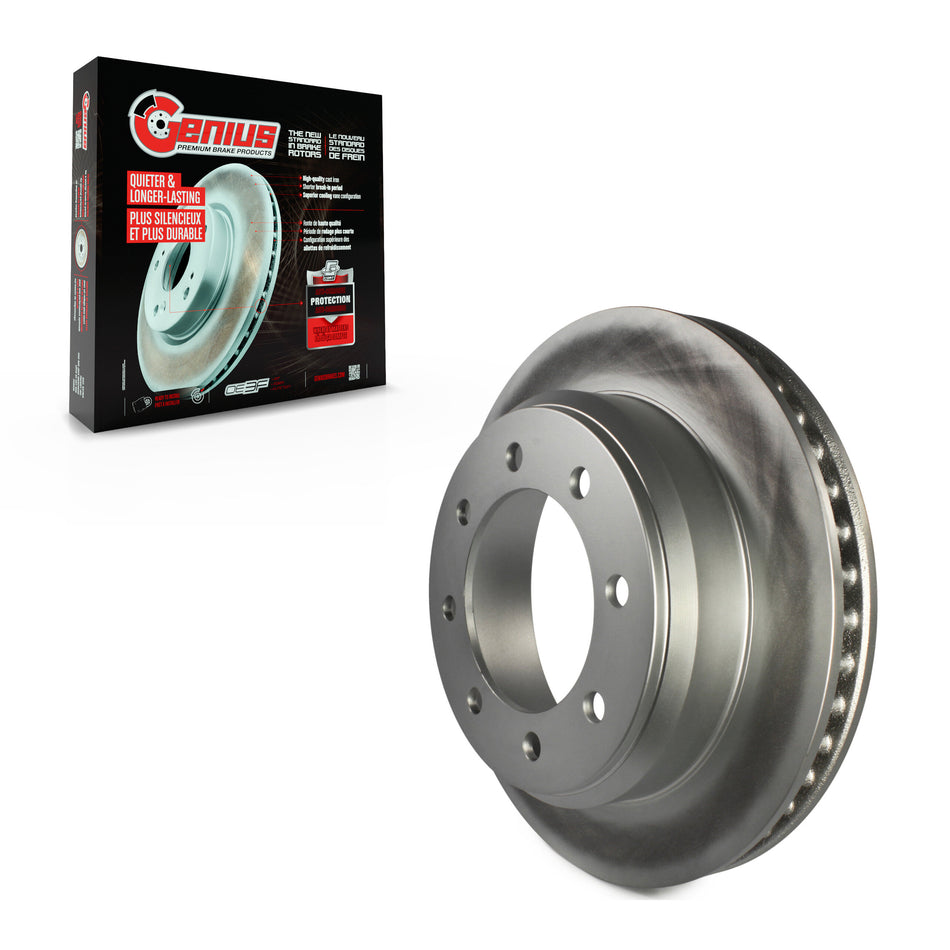 Rear Coated Disc Brake Rotor (1 Piece Only) GCR-680679 For Ford E-350 Super Duty E-250 E-150