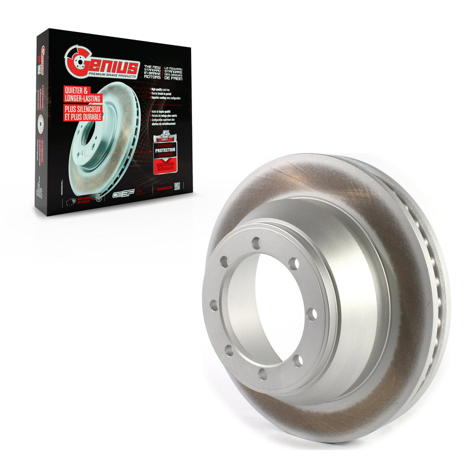 Rear Coated Disc Brake Rotor (1 Piece Only) GCR-680689 For Ford E-450 Super Duty
