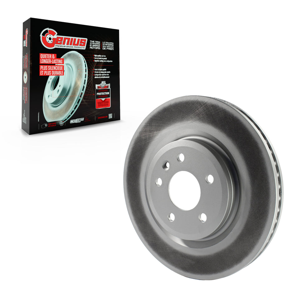 Front Coated Disc Brake Rotor (1 Piece Only) GCR-680758 For Ford Explorer Flex Taurus Lincoln MKT