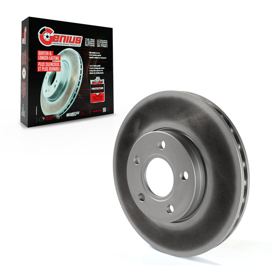 Front Coated Disc Brake Rotor (1 Piece Only) GCR-680930 For Ford Focus C-Max