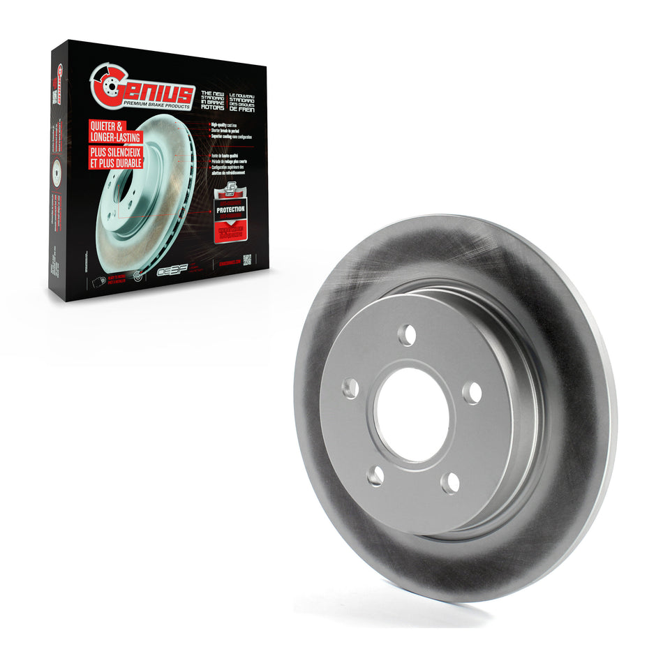 Rear Coated Disc Brake Rotor (1 Piece Only) GCR-680931 For Ford Focus