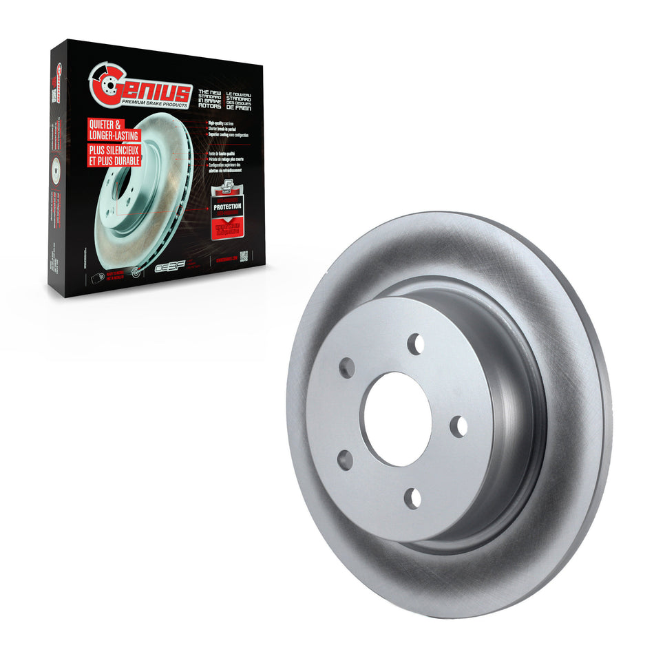 Rear Coated Disc Brake Rotor (1 Piece Only) GCR-680999 For Ford Escape Transit Connect C-Max