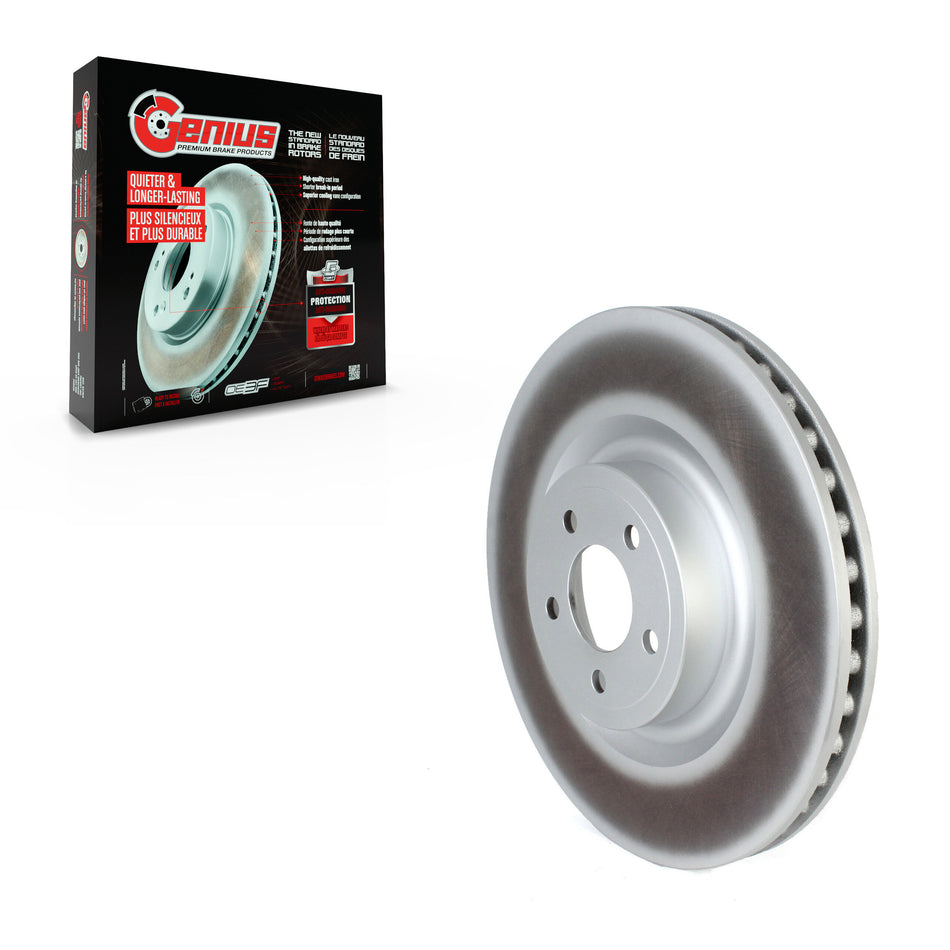 Front Coated Disc Brake Rotor (1 Piece Only) GCR-681954 For Ford Mustang