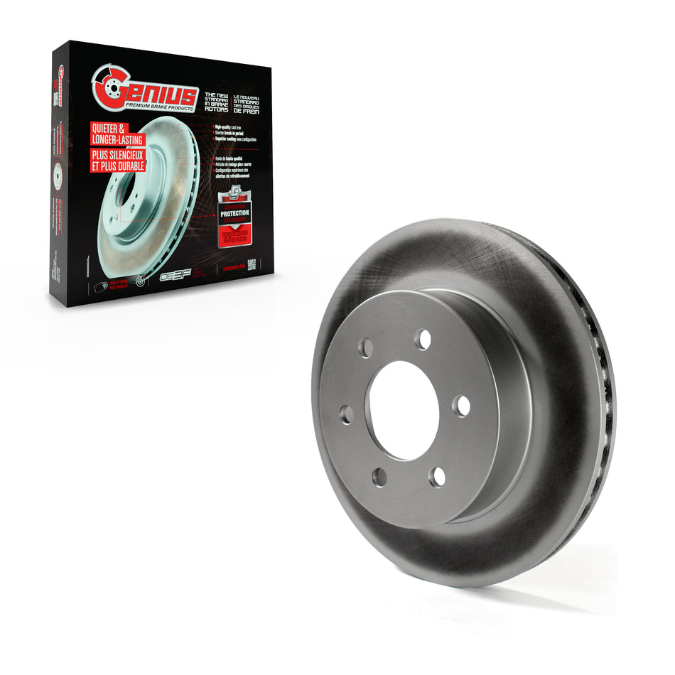 Front Coated Disc Brake Rotor (1 Piece Only) GCR-76645 For Dodge Dakota Durango