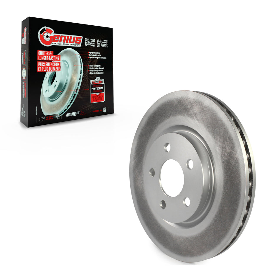 Front Coated Disc Brake Rotor (1 Piece Only) GCR-76955 For Chrysler PT Cruiser