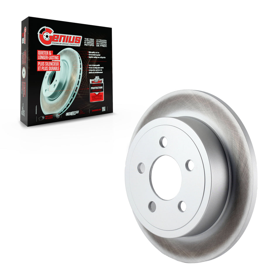 Rear Coated Disc Brake Rotor (1 Piece Only) GCR-780134 For Jeep Liberty Wrangler TJ