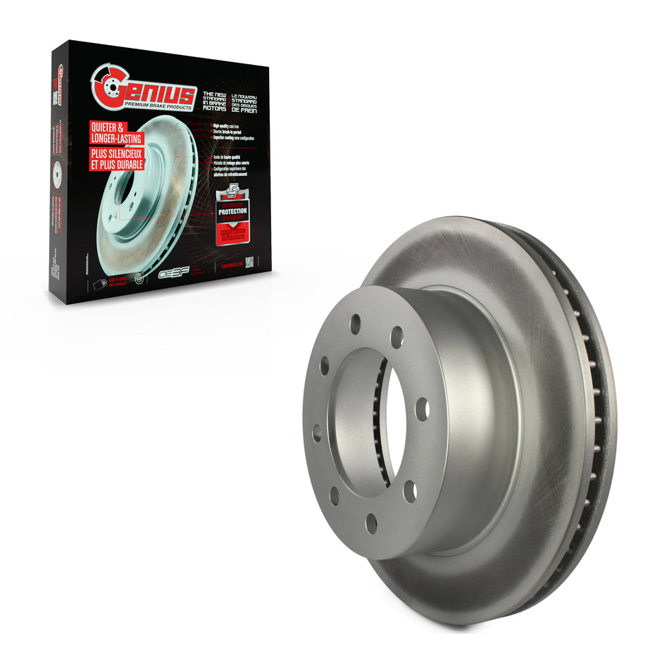 Front Coated Disc Brake Rotor (1 Piece Only) GCR-780143 For Dodge Ram 1500 3500 2500