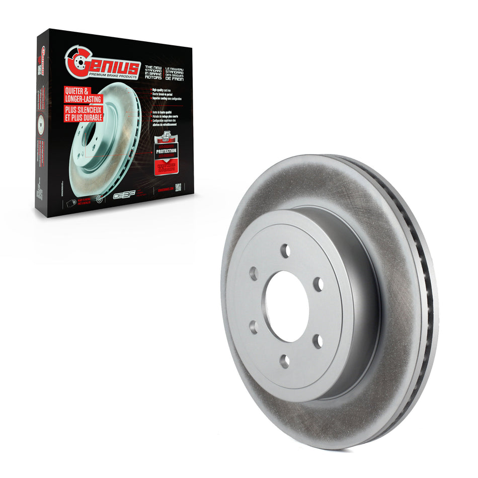 Front Coated Disc Brake Rotor (1 Piece Only) GCR-780145 For 2003-2004 Dodge Dakota