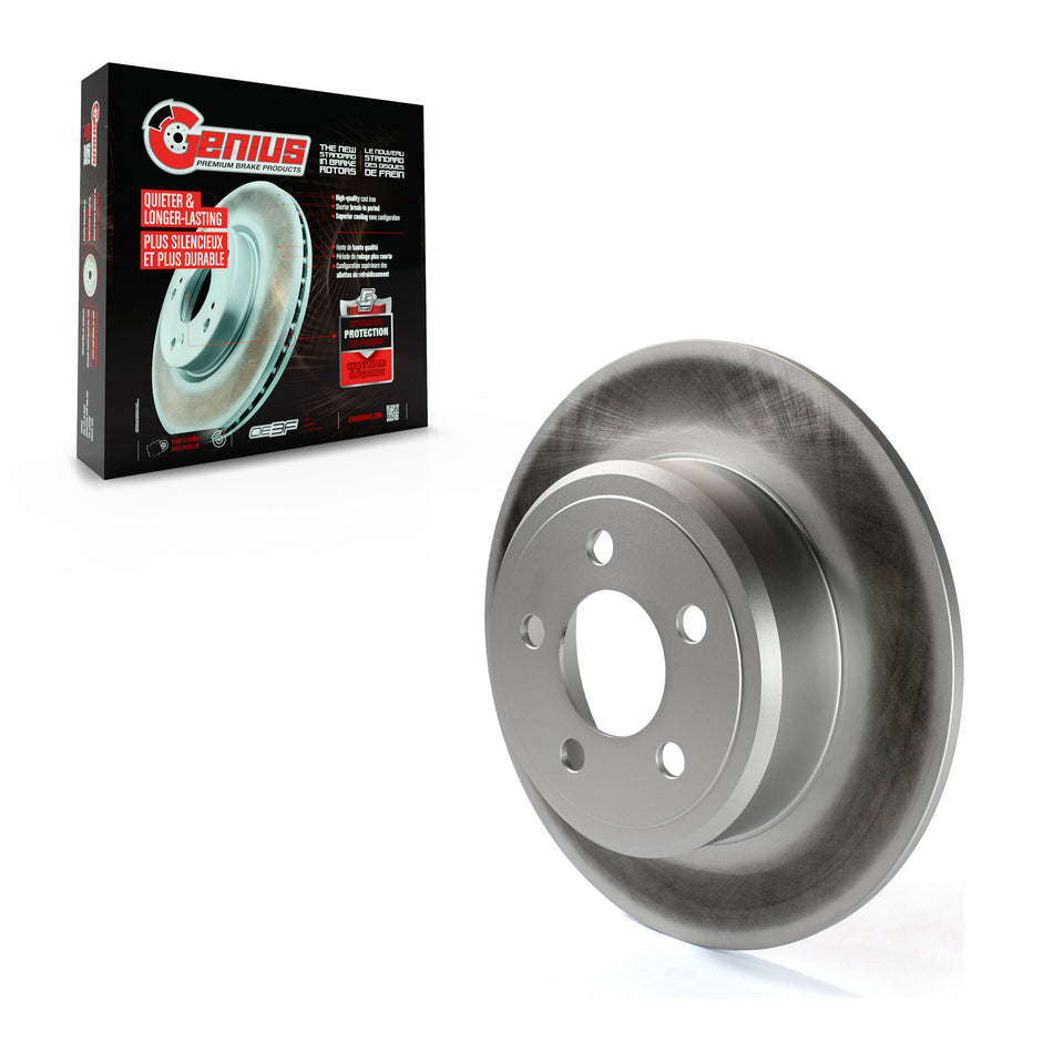 Rear Coated Disc Brake Rotor (1 Piece Only) GCR-780254 For Dodge Chrysler 300 Charger Challenger