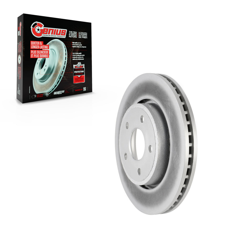 Front Coated Disc Brake Rotor (1 Piece Only) GCR-780289 For Jeep Grand Cherokee Commander