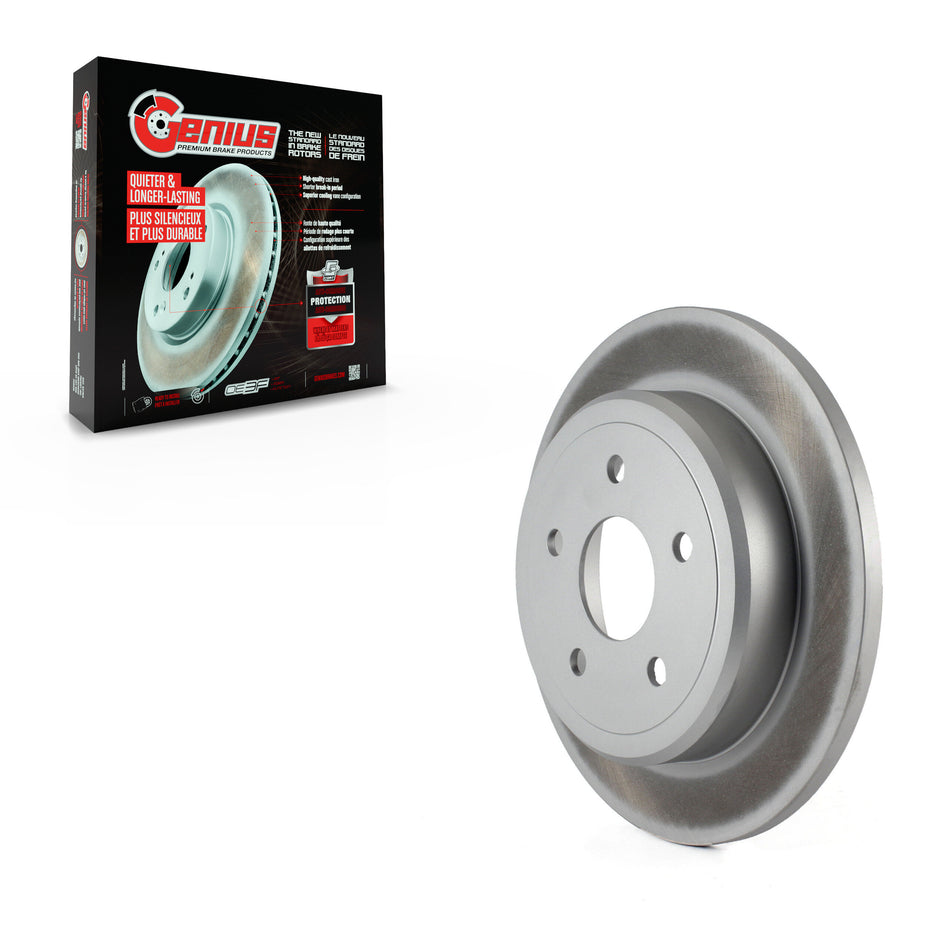Rear Coated Disc Brake Rotor (1 Piece Only) GCR-780296 For Jeep Grand Cherokee Commander