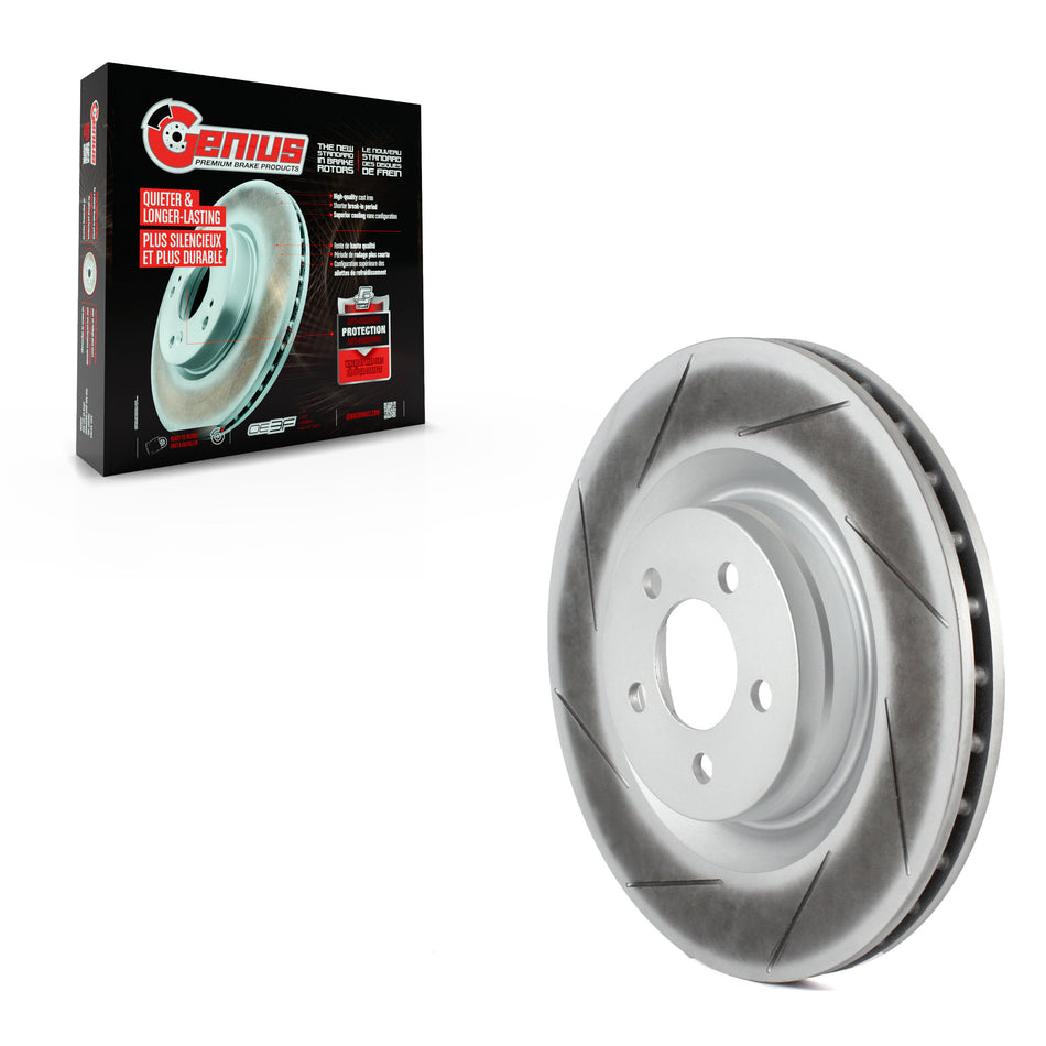 Front Coated Disc Brake Rotor (1 Piece Only) GCR-780389 For Dodge Charger Chrysler 300 Challenger