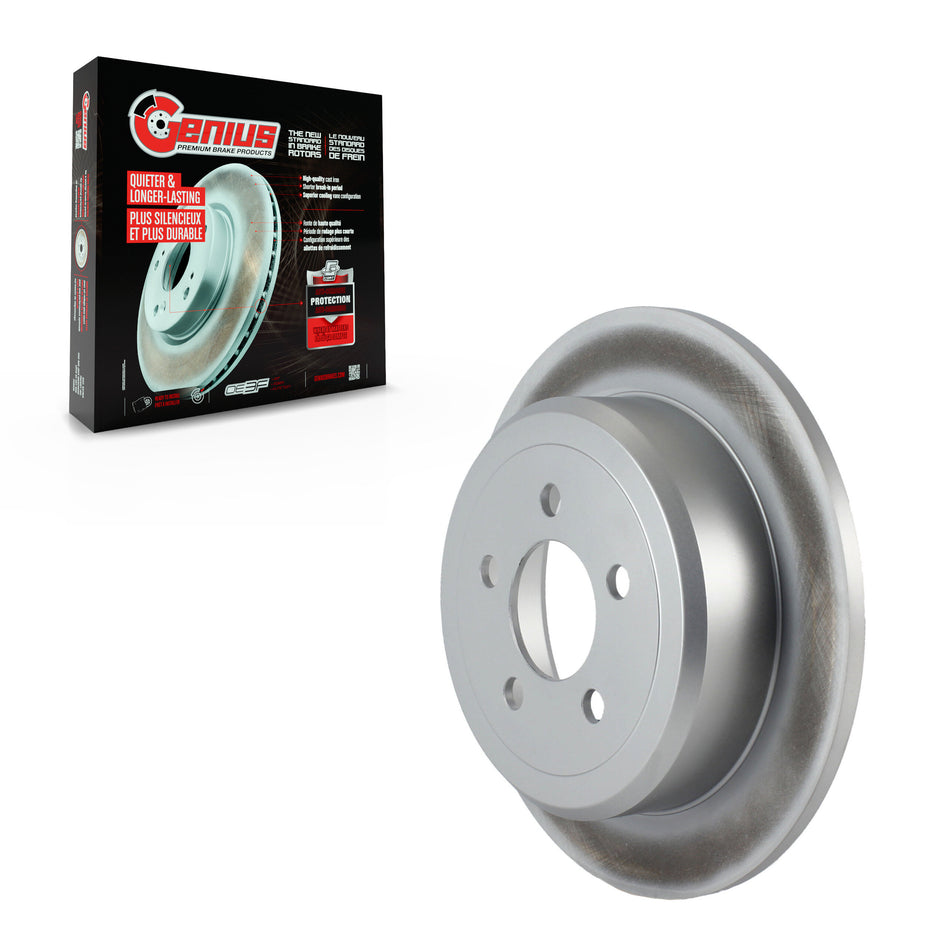 Rear Coated Disc Brake Rotor (1 Piece Only) GCR-780542 For Jeep Liberty Dodge Nitro