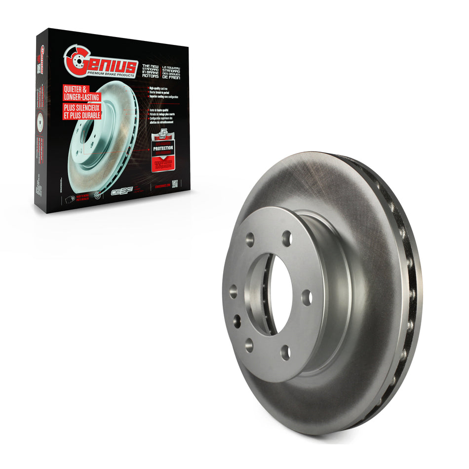 Front Coated Disc Brake Rotor (1 Piece Only) GCR-780614 For Mercedes-Benz Sprinter 2500 3500 Dodge