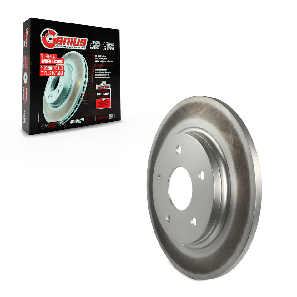 Rear Coated Disc Brake Rotor (1 Piece Only) GCR-780623 For Dodge Grand Caravan Journey Chrysler Town