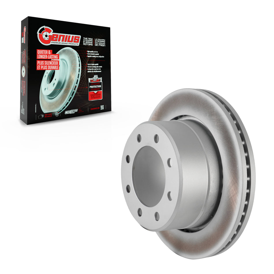 Rear Coated Disc Brake Rotor (1 Piece Only) GCR-780733 For Ram 2500 3500 1500 Dodge