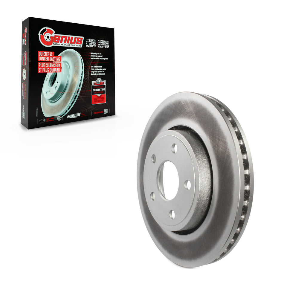 Front Coated Disc Brake Rotor (1 Piece Only) GCR-780868 For Jeep Grand Cherokee Dodge Durango