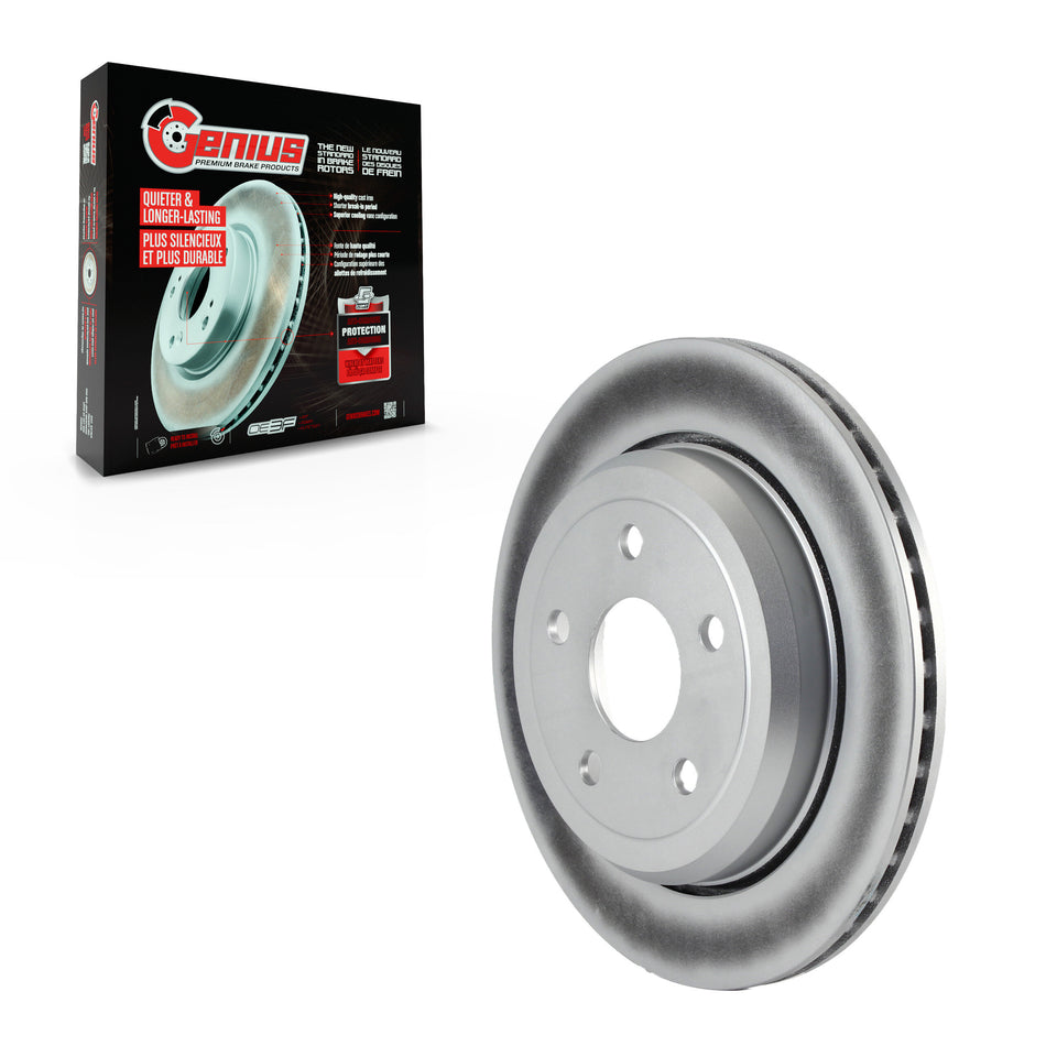 Rear Coated Disc Brake Rotor (1 Piece Only) GCR-780869 For Jeep Grand Cherokee Dodge Durango WK