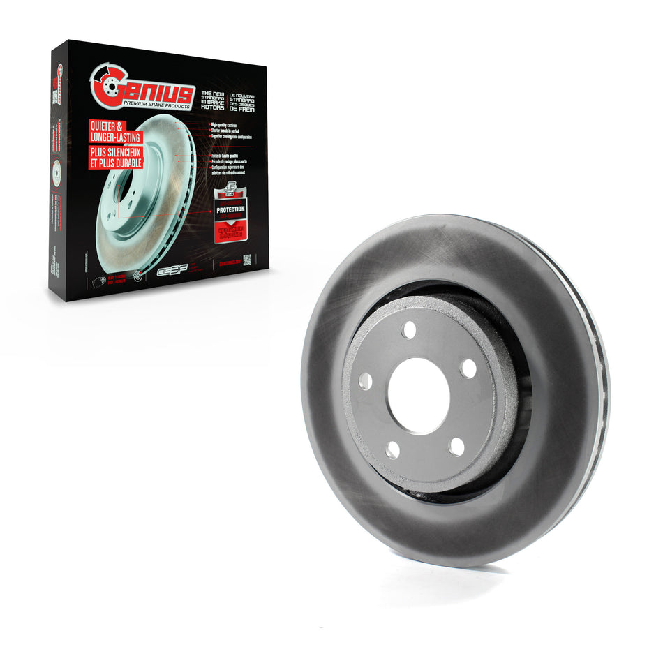 Front Coated Disc Brake Rotor (1 Piece Only) GCR-780870 For Jeep Grand Cherokee Dodge Durango WK