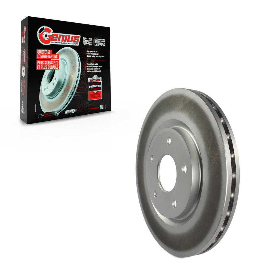 Front Coated Disc Brake Rotor (1 Piece Only) GCR-780964 For Dodge Grand Caravan Journey Chrysler &
